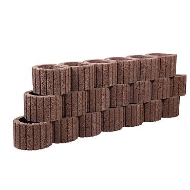 CIRKELFLOR MINI BRUIN/ROOD 30X20X20CM