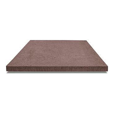 Betontegel Oud Hollands ZF 100x100x5cm, gewapend Roodbruin
