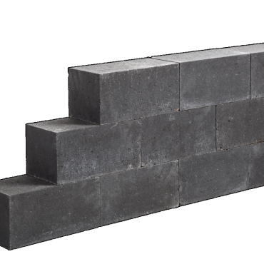 *HF* LINEA BLOCK BLACK 15X15X30CM