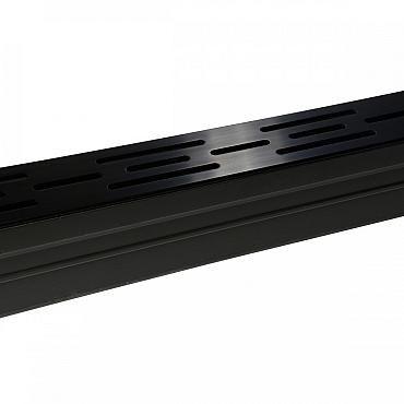 WS Luxury Drain Zwart Aluminium Rooster 100x6x10 cm (pallet aanbieding)