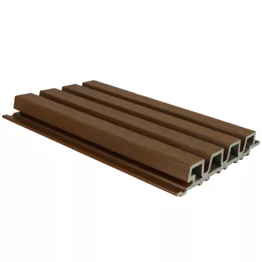 NewTechWood HKC co-extrusie Castellation PRO35 gevelbekleding, 3,3 x 21,5 x 290 cm, Ipe.