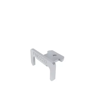 NewTechWood aluminium frameset t.b.v. triple schermplanken, zwart.