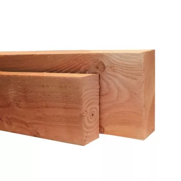 Douglas gording geschaafd 6,5 x 21 x 600 cm, onbehandeld.