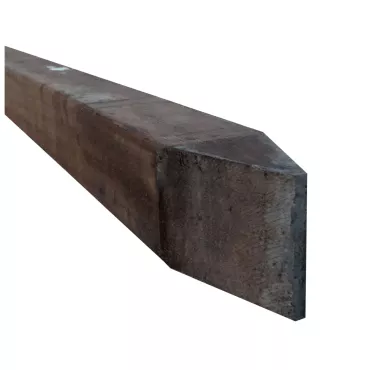 AV Hardhouten paal geschaafd, gepunt 8,8 x 8,8 x 300 cm