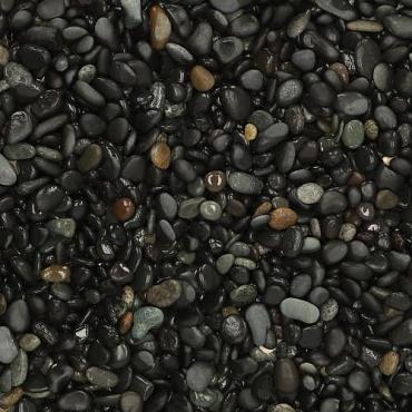 BigBag 1000 kg Beach Pebbles Black 8-16 mm