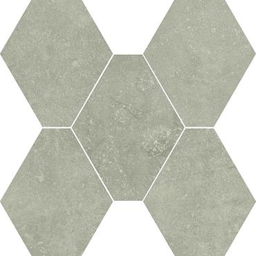 Castelvetro serie absolute esagona grigio 28,5x32