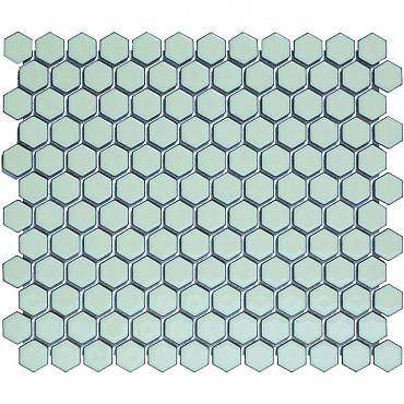 Barcelona Hexagon Soft Grey with Edge 26x30xcm