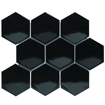 Barcelona Hexagon Black 25,6x29,6xcm