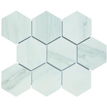 Barcelona Inkjet marmer print Carrara White 25,6x29,6xcm