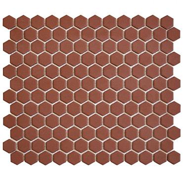 Hexagon Matt Terra Cotta 26x30xcm