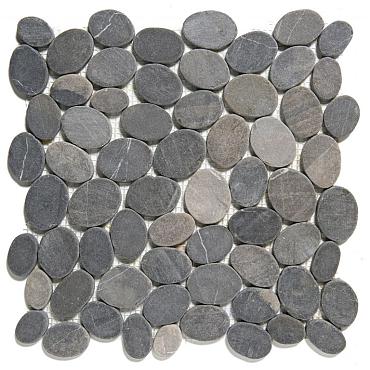 Natural Stone Pebbles Dark Grey 30,5x30xcm