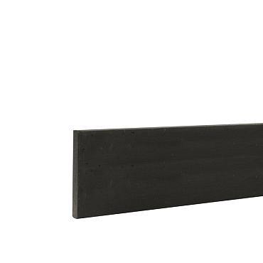 Betonplaat glad 24 x 3,5 x 180 cm, antraciet ongecoat.