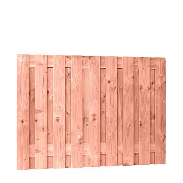 Douglas geschaafd plankenscherm 19-planks 16 mm, 180 x 130 cm, onbehandeld.