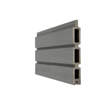 NewTechWood co-extrusie composiet Triple Rhombus schermplank, 2,1 x 15 x 180 cm, Silver Gray.