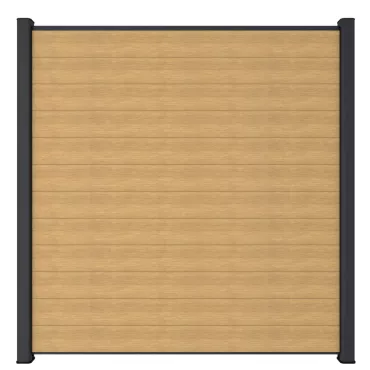 NewTechWood Co-extrusie composiet scherm, 181 x 180 cm, Red Cedar.