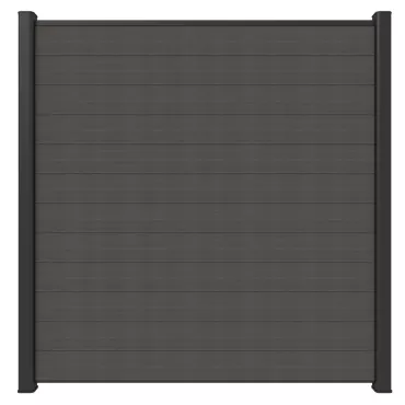 NewTechWood Co-extrusie composiet scherm, 180 x 180 cm, Silver Gray.
