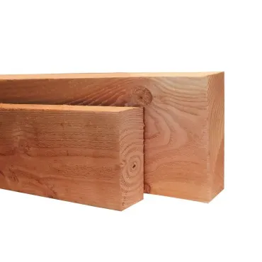 Douglas gording geschaafd 6,5 x 21 x 600 cm, onbehandeld.