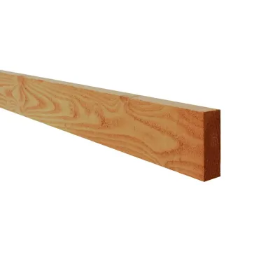 Douglas fijnbezaagde gording 7,5 x 17,5 x 300 cm, groen geïmpregneerd.