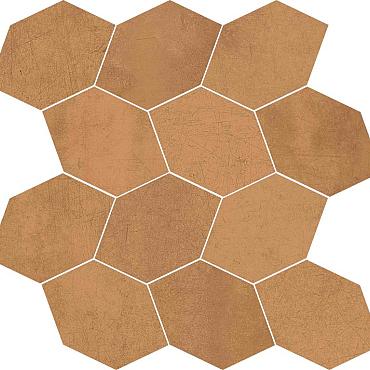 Soho Copper Foliage op net 32,3x30,5 cm (doos à 10 stuks)