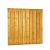 Grenen geschaafd plankenscherm 21-planks 17 mm, 180 x 180 cm, verticaal recht, groen geïmpregneerd.
