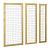 Grenen betonijzertrellis met maas 7,5 x 7,5 cm, in raamwerk 4,4 x 6,8 cm, 60 x 180 cm, groen geïmpregneerd.