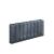Rondo Palissadeband 8x25x50 cm Zwart