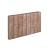 Blokjesband 6x35x50 cm Bruin