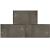Betontegel 15x30x4,5 cm Grijs