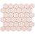Barcelona Hexagon Pink 28,1x32,5xcm