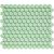 Barcelona Hexagon Soft Green with Edge 26x30xcm