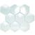 Barcelona Hexagon White 25,6x29,6xcm