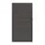 NewTechWood Co-extrusie composiet deur in aluminium frame, horizontaal triple, 100 x 195 cm, Silver Gray.