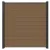 NewTechWood Co-extrusie composiet scherm, 180 x 180 cm, Teak.