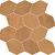 Soho Copper Foliage op net 32,3x30,5 cm (doos à 10 stuks)