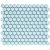Barcelona Hexagon Soft Blue with Edge 26x30xcm