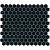 Barcelona Hexagon Black 26x30xcm