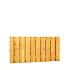 Grenen geschaafd plankenscherm 21-planks 17 mm, 180 x 89 cm, verticaal recht, groen geïmpregneerd.