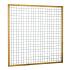 Eco gaastrellis met maas 7,5 x 7,5 cm, in grenen raamwerk 4,5 x 4,5 cm, 180 x 180 cm, groen geïmpregneerd.