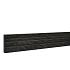 Betonplaat dubbelzijdig rotsmotief 36 x 3,5 x 184 cm, antraciet gecoat.