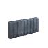 Rondo Palissadeband 8x25x50 cm Zwart