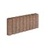 Rondo Palissadeband 8x25x50 cm Bruin