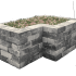 TUMBELWALL GETR. 30X20X10CM MATTERHORN