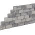 PROMO WALL MATTERHORN 17/24X15X10CM
