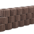 CIRKELFLOR MINI BRUIN/ROOD 30X20X20CM
