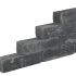 BLOCKSTONE BLACK 15X15X60CM *KP*