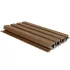 NewTechWood HKC co-extrusie Castellation PRO35 gevelbekleding, 3,3 x 21,5 x 290 cm, Teak.