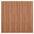 Hardhouten geschaafd plankenscherm design 28-planks 15 mm, recht verticaal, 180 x 180 cm.
