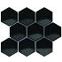 Barcelona Hexagon Black 25,6x29,6xcm