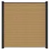 NewTechWood Co-extrusie composiet scherm Triple, 180 x 180 cm, Red Cedar.