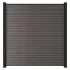 NewTechWood Co-extrusie composiet scherm Triple, 180 x 180 cm, Silver Gray.